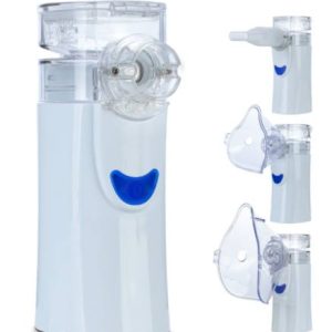 VCBB Portable Nebulizer, Handheld Mesh Nebulizers Machine for Adults and Kids, Breathing Treatment Machine Rapidly Nebulized USB/Battery Operated Asthma Nebulizer Machine for Home Office Travel Use