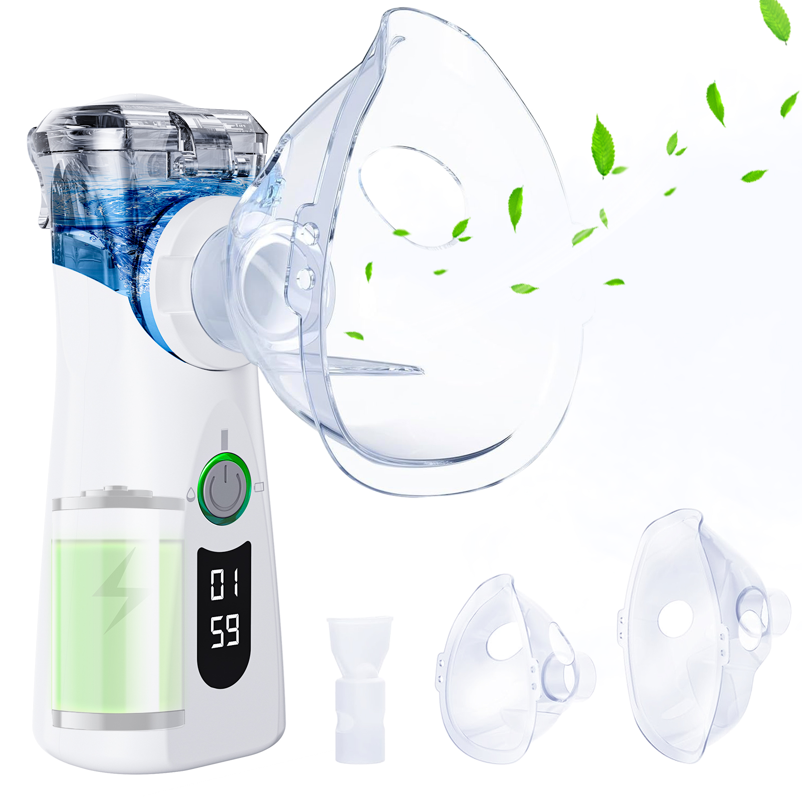 Portable Nebulizer, Nebulizer Machine for Adults and Kids,Used at Home, Office, Travel - Image 2